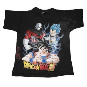 Vintage Dragonball Super Anime Rockstar JG Tag Short Sleeve T-shirt Medium READ